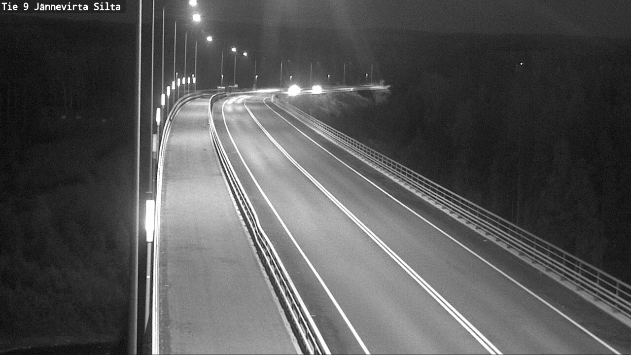 Weather Camera Image Road 9 Kuopio, Jännevirran silta, Kuopio, Pohjois-Savo