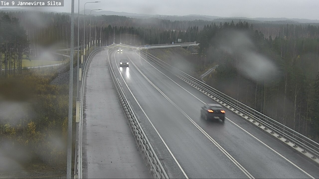 Weather Camera Image Väg 9 Kuopio, Jännevirran silta, Kuopio, Pohjois-Savo