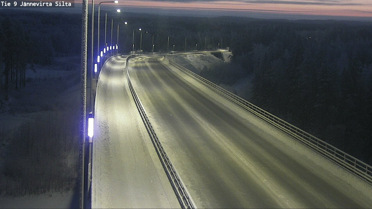 Weather Camera Image Väg 9 Kuopio, Jännevirran silta, Kuopio, Pohjois-Savo