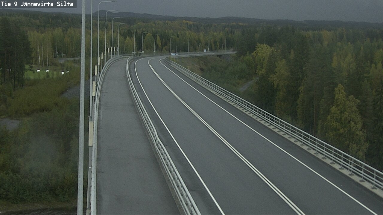 Weather Camera Image Road 9 Kuopio, Jännevirran silta, Kuopio, Pohjois-Savo