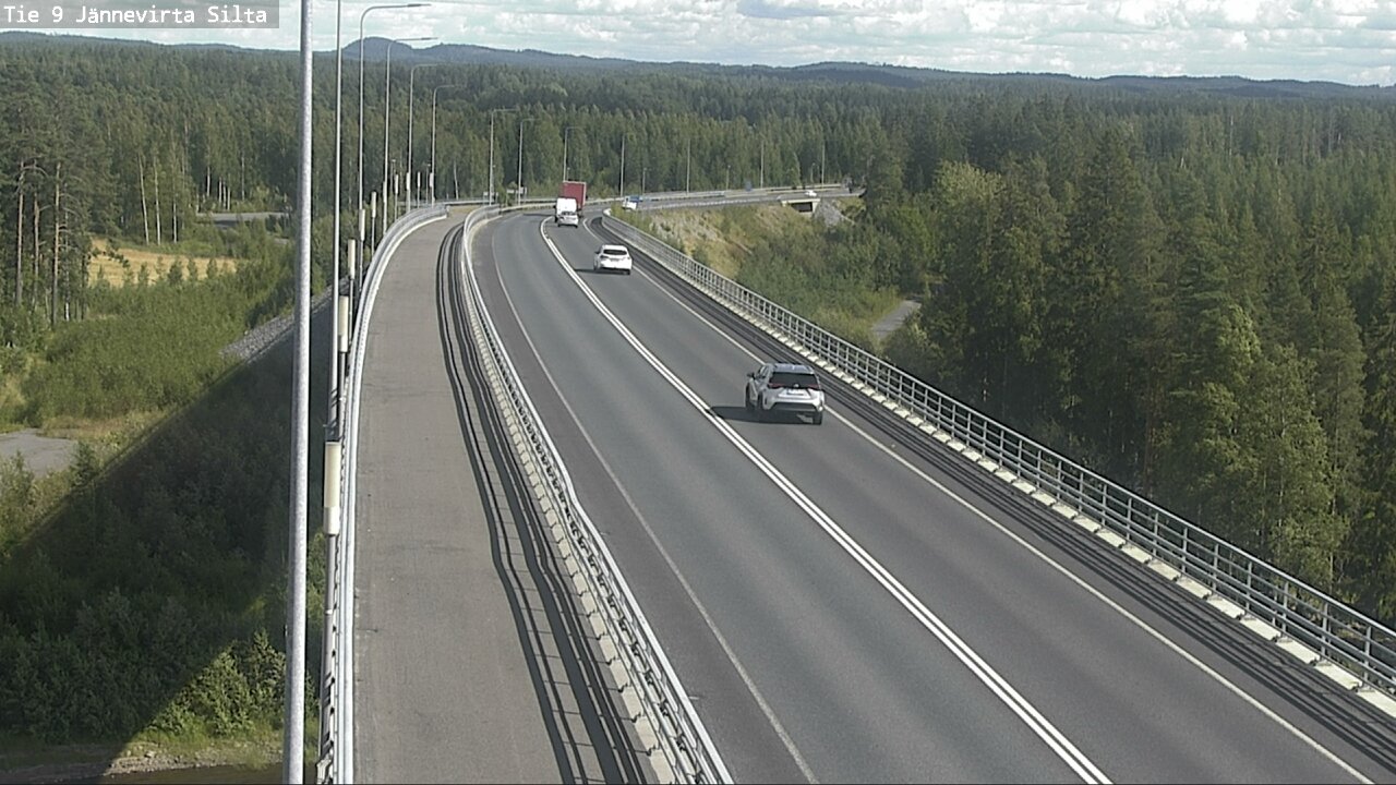 Kelikamerat Kuva Tie 9 Kuopio, Jännevirran silta, Kuopio, Pohjois-Savo
