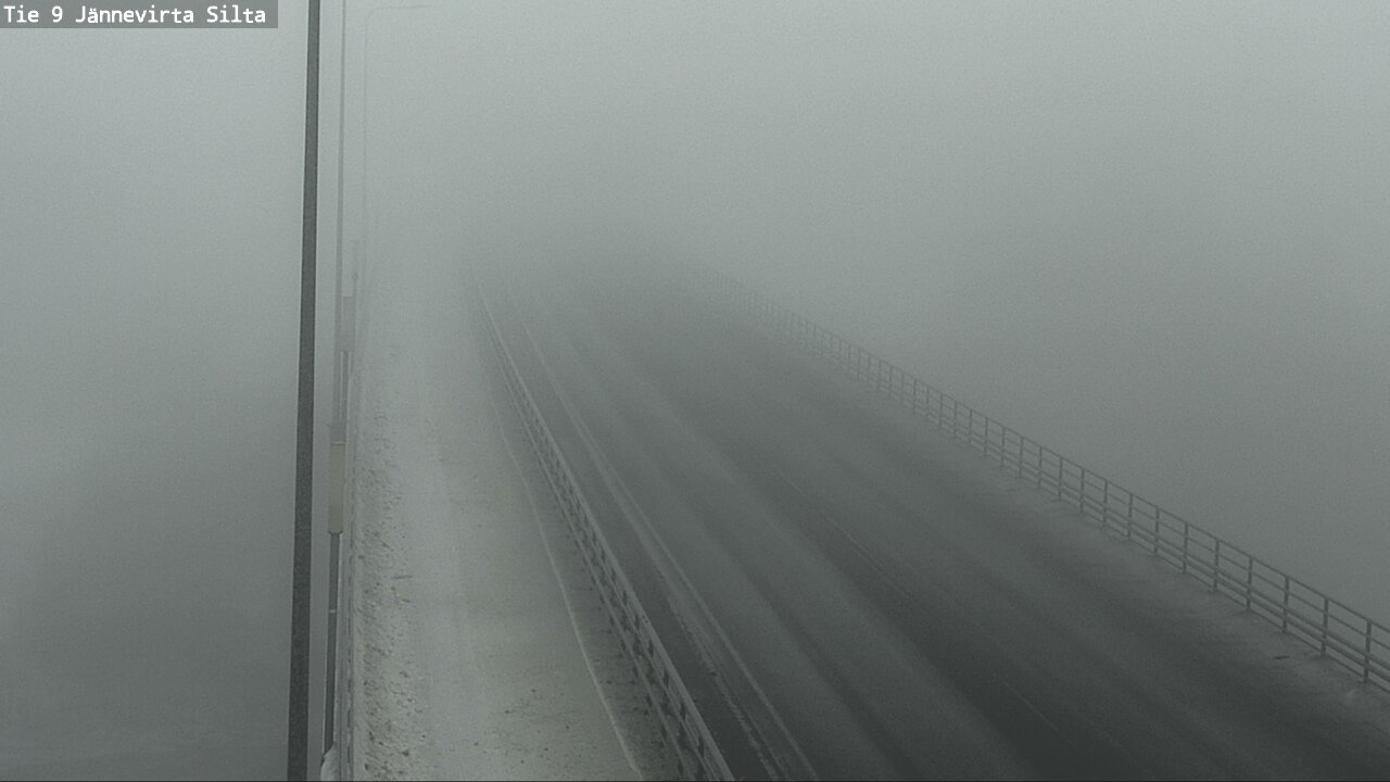 Weather Camera Image Road 9 Kuopio, Jännevirran silta, Kuopio, Pohjois-Savo