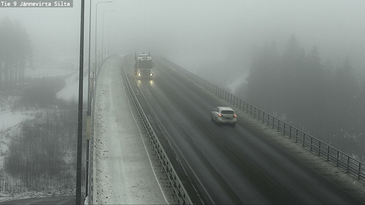 Weather Camera Image Road 9 Kuopio, Jännevirran silta, Kuopio, Pohjois-Savo