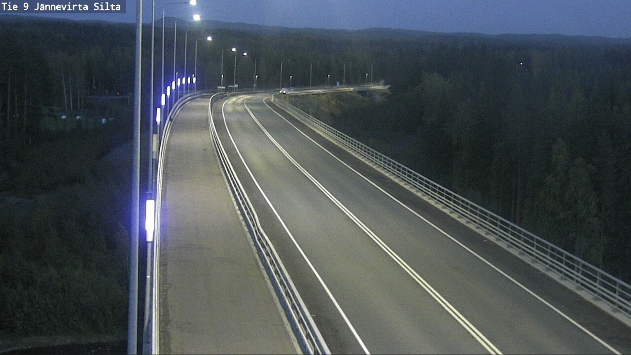 Weather Camera Image Road 9 Kuopio, Jännevirran silta, Kuopio, Pohjois-Savo