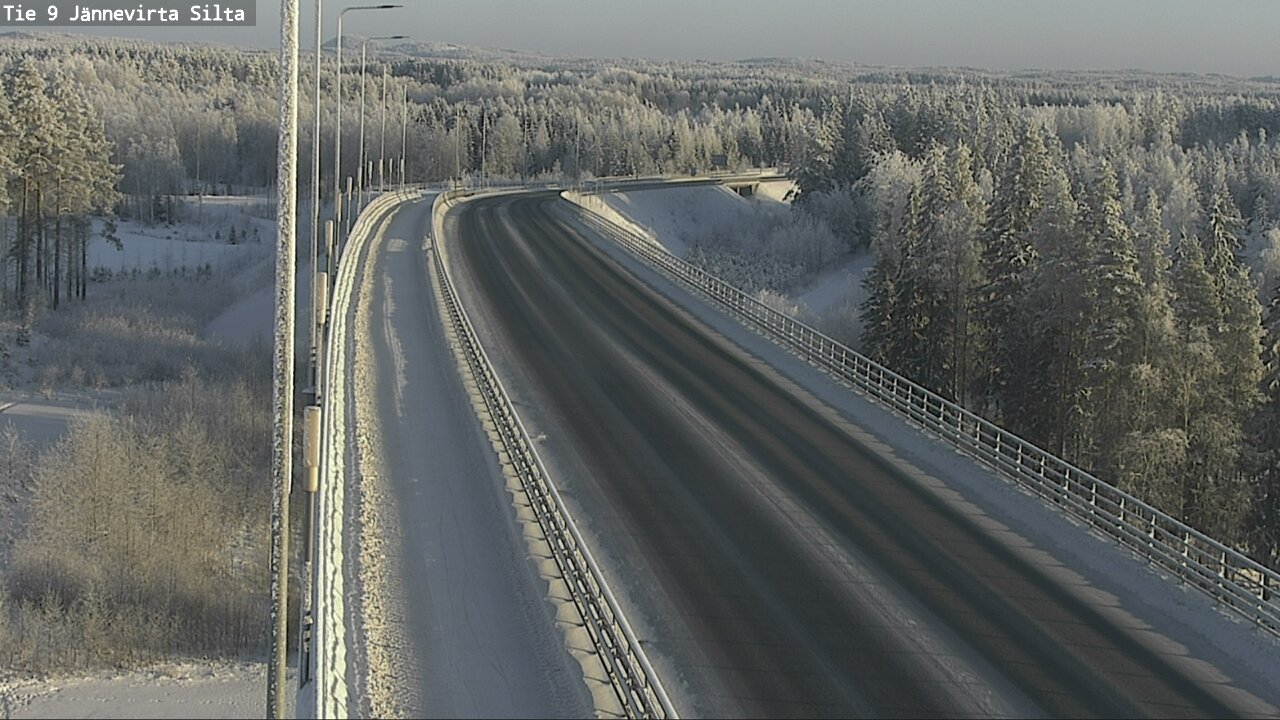 Weather Camera Image Väg 9 Kuopio, Jännevirran silta, Kuopio, Pohjois-Savo