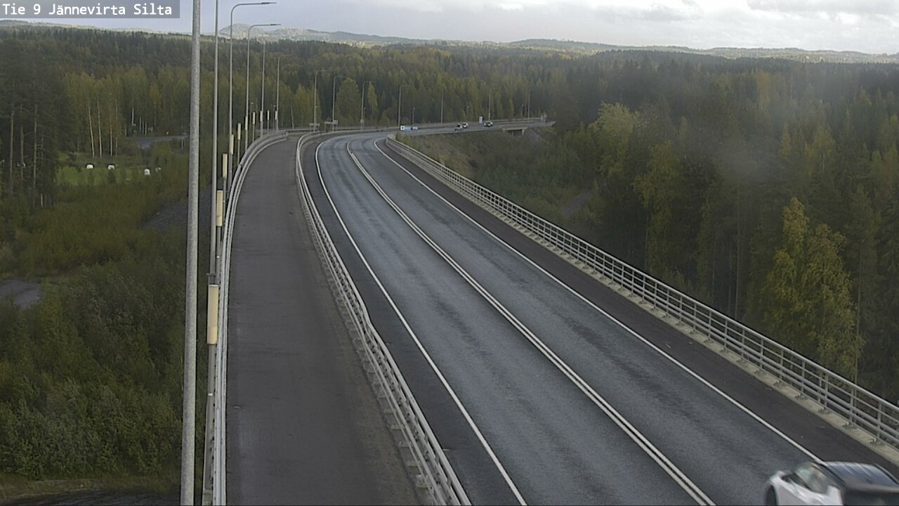 Weather Camera Image Road 9 Kuopio, Jännevirran silta, Kuopio, Pohjois-Savo