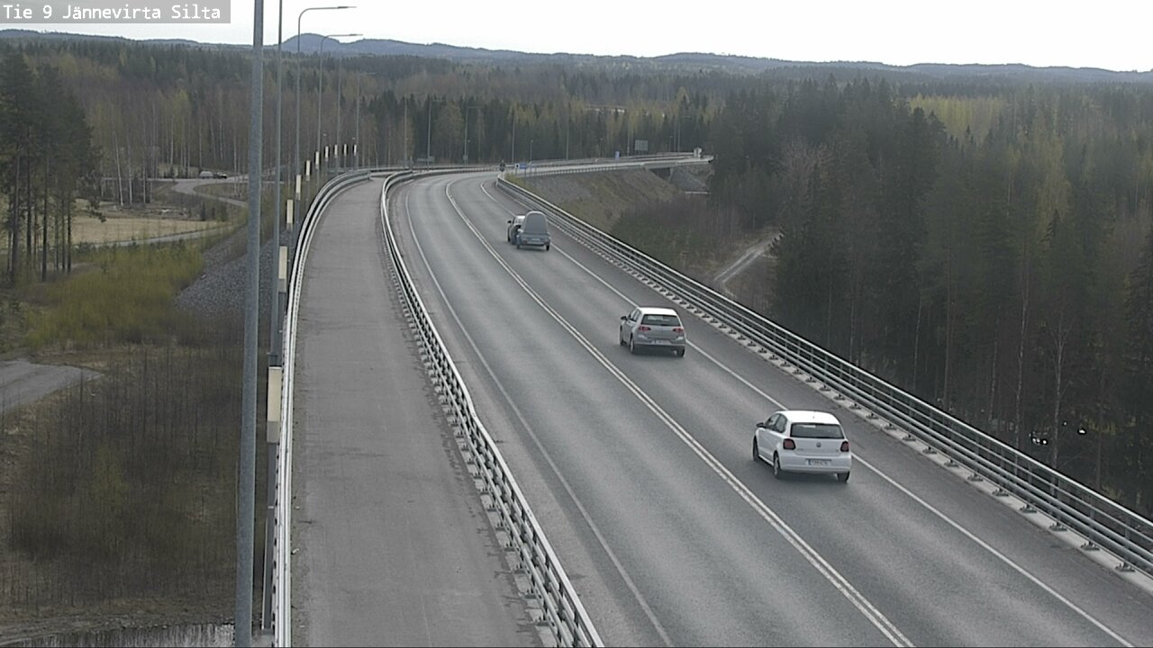 Weather Camera Image Road 9 Kuopio, Jännevirran silta, Kuopio, Pohjois-Savo