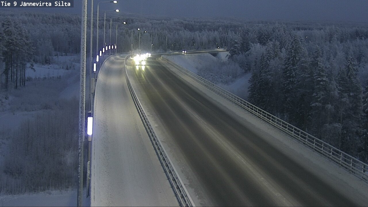 Weather Camera Image Väg 9 Kuopio, Jännevirran silta, Kuopio, Pohjois-Savo