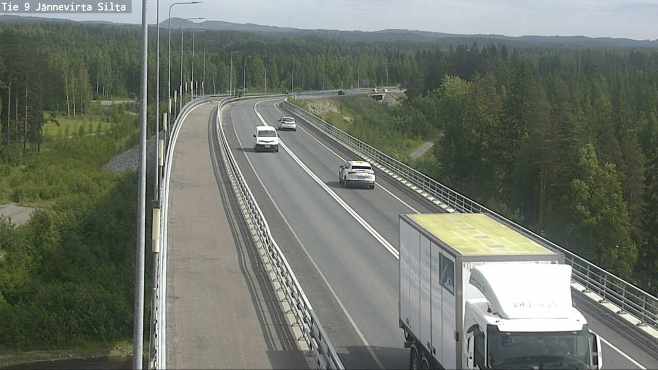 Kelikamerat Kuva Tie 9 Kuopio, Jännevirran silta, Kuopio, Pohjois-Savo