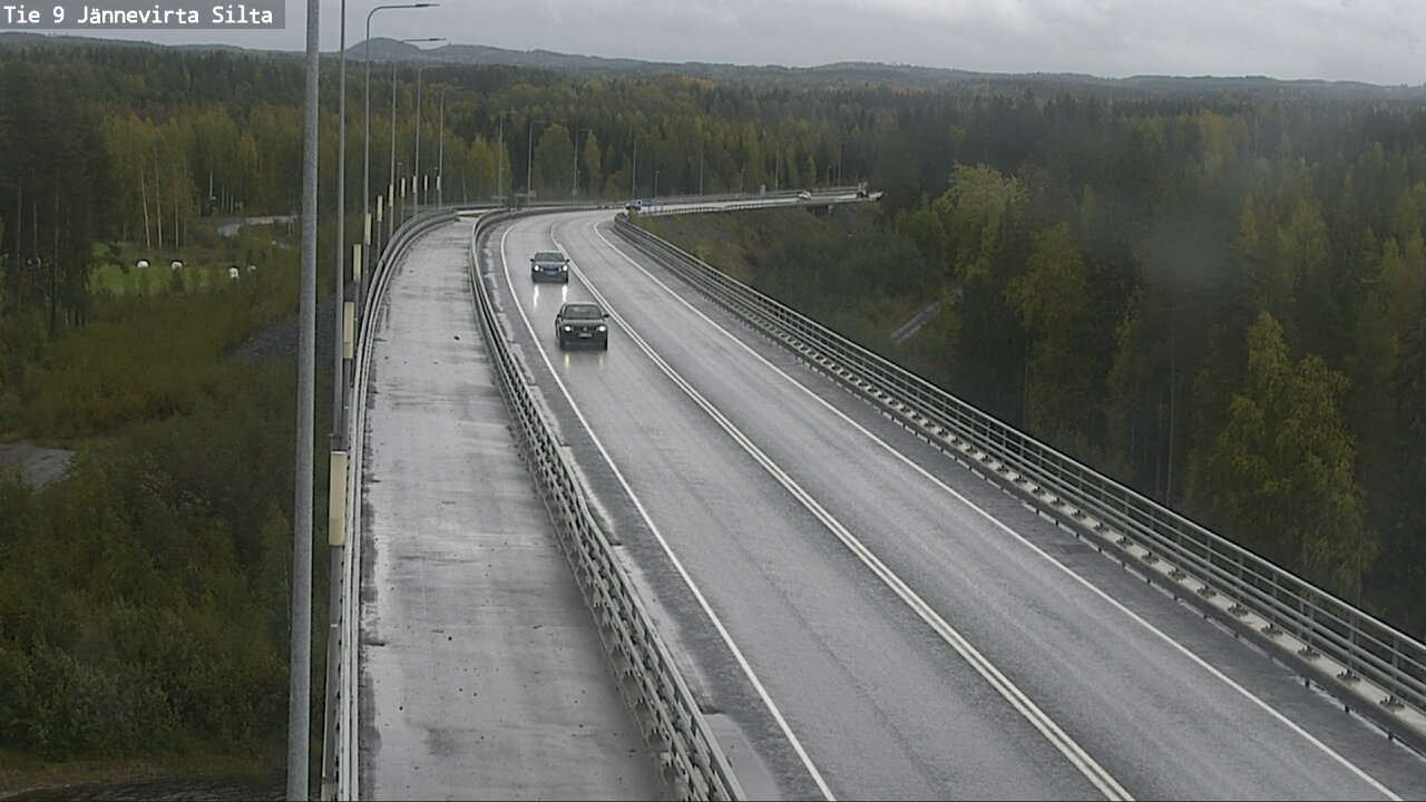 Weather Camera Image Road 9 Kuopio, Jännevirran silta, Kuopio, Pohjois-Savo