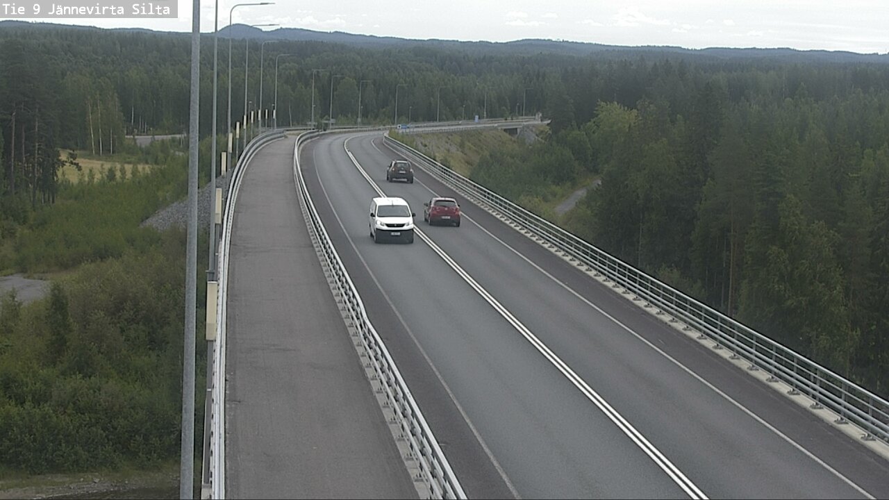 Weather Camera Image Road 9 Kuopio, Jännevirran silta, Kuopio, Pohjois-Savo
