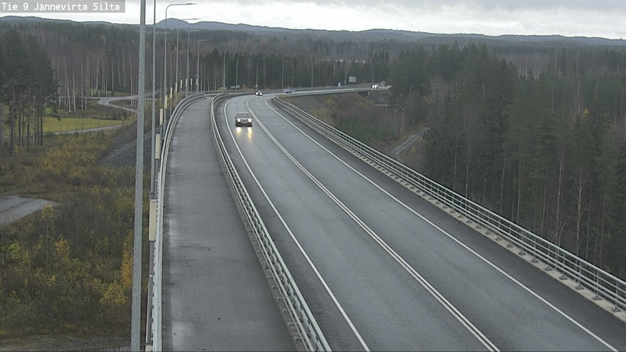 Weather Camera Image Väg 9 Kuopio, Jännevirran silta, Kuopio, Pohjois-Savo
