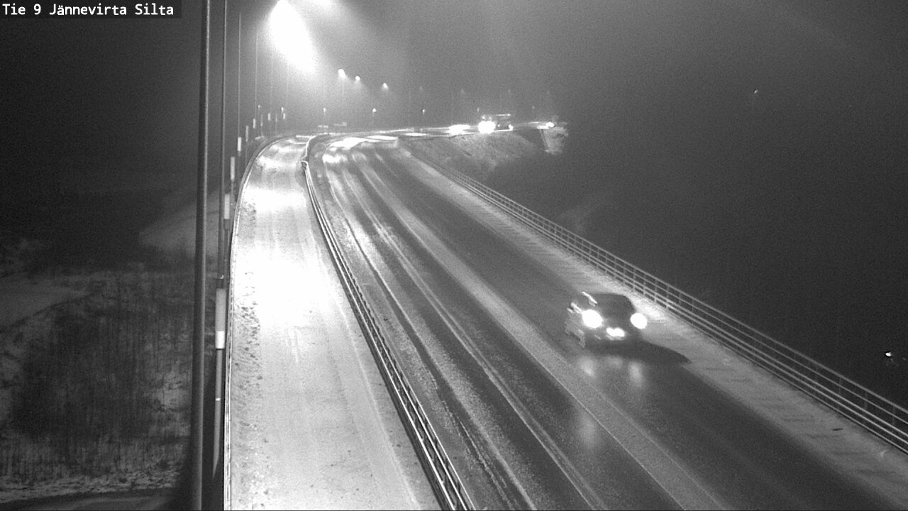 Weather Camera Image Road 9 Kuopio, Jännevirran silta, Kuopio, Pohjois-Savo