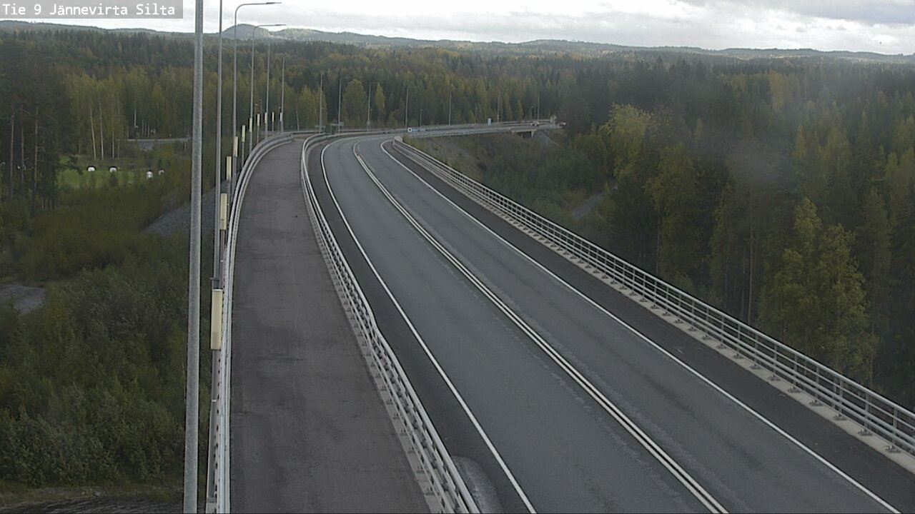 Weather Camera Image Road 9 Kuopio, Jännevirran silta, Kuopio, Pohjois-Savo