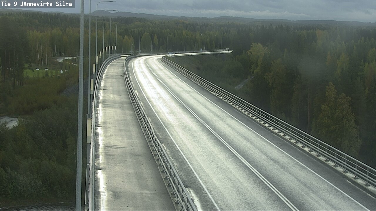 Weather Camera Image Road 9 Kuopio, Jännevirran silta, Kuopio, Pohjois-Savo