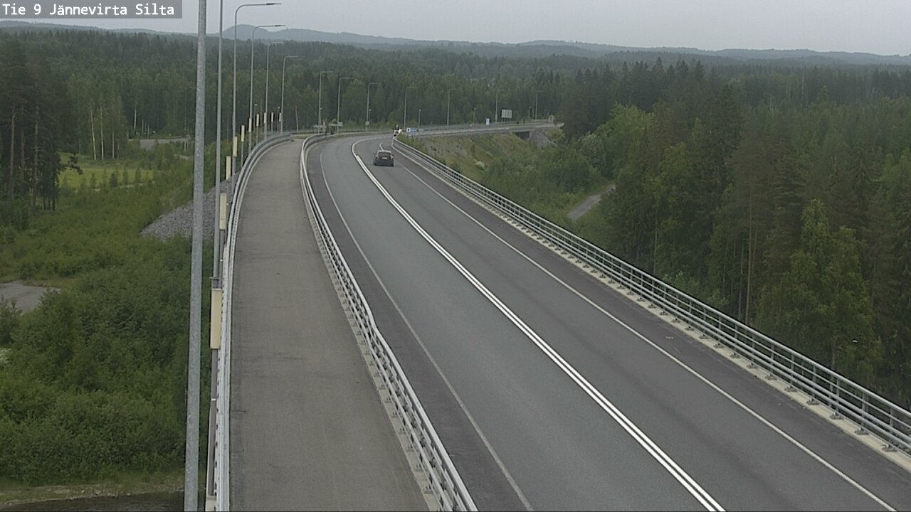 Kelikamerat Kuva Tie 9 Kuopio, Jännevirran silta, Kuopio, Pohjois-Savo