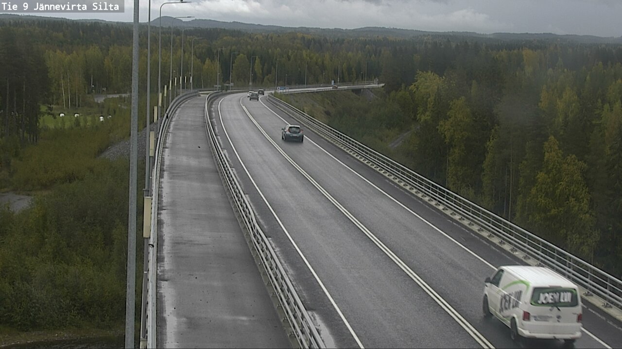 Weather Camera Image Road 9 Kuopio, Jännevirran silta, Kuopio, Pohjois-Savo
