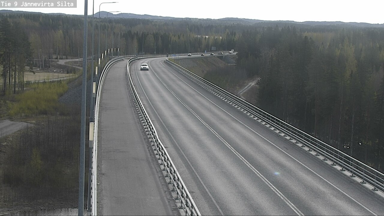 Weather Camera Image Road 9 Kuopio, Jännevirran silta, Kuopio, Pohjois-Savo