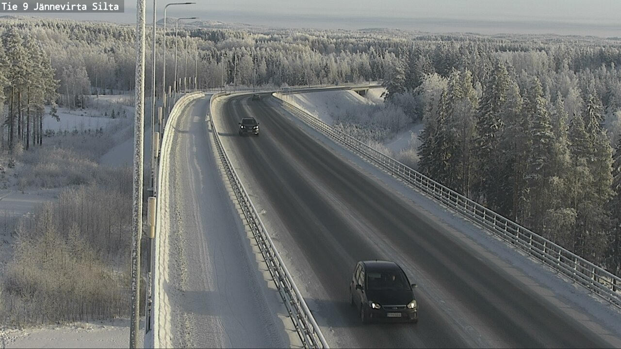 Weather Camera Image Väg 9 Kuopio, Jännevirran silta, Kuopio, Pohjois-Savo
