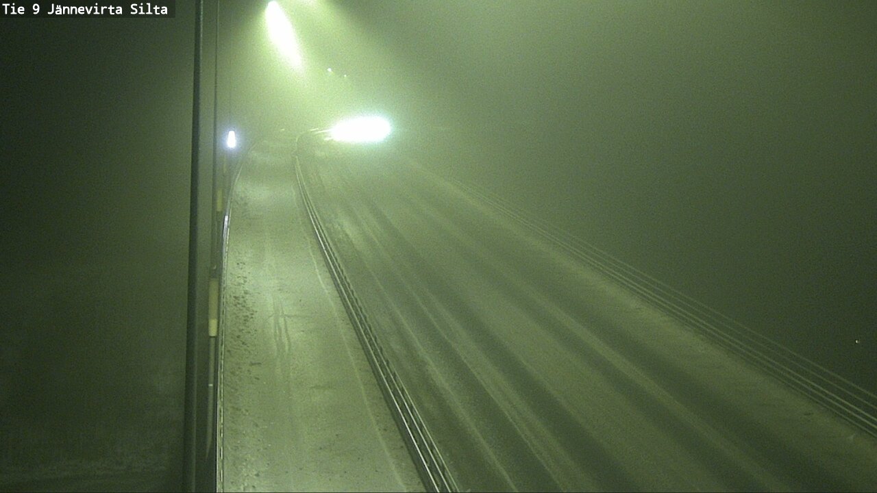 Weather Camera Image Road 9 Kuopio, Jännevirran silta, Kuopio, Pohjois-Savo