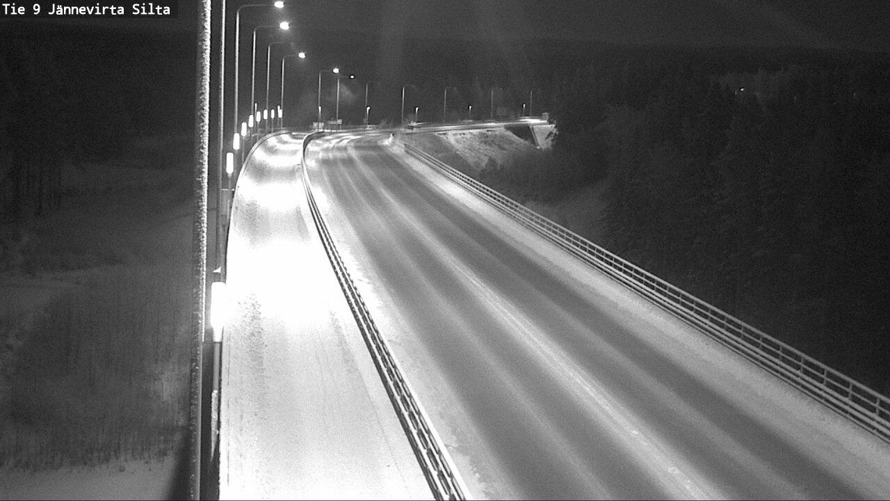 Weather Camera Image Väg 9 Kuopio, Jännevirran silta, Kuopio, Pohjois-Savo