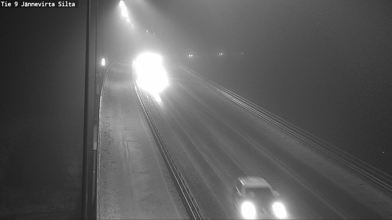 Weather Camera Image Road 9 Kuopio, Jännevirran silta, Kuopio, Pohjois-Savo