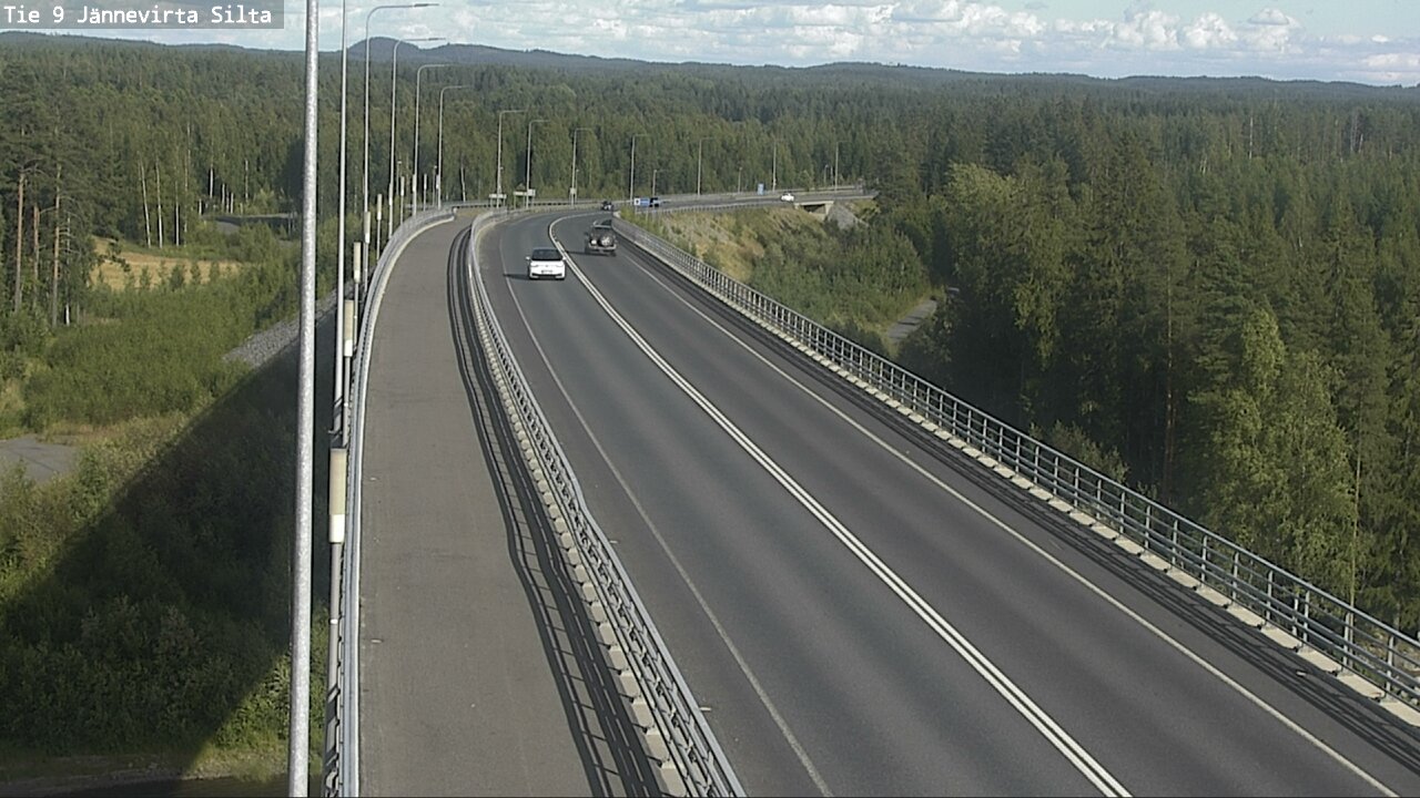 Kelikamerat Kuva Tie 9 Kuopio, Jännevirran silta, Kuopio, Pohjois-Savo