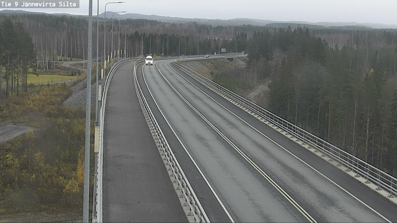 Weather Camera Image Väg 9 Kuopio, Jännevirran silta, Kuopio, Pohjois-Savo