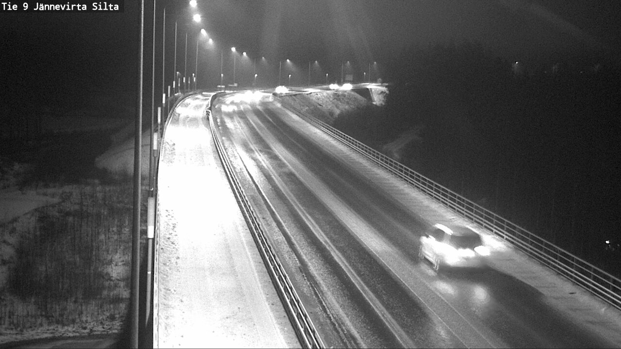 Weather Camera Image Road 9 Kuopio, Jännevirran silta, Kuopio, Pohjois-Savo
