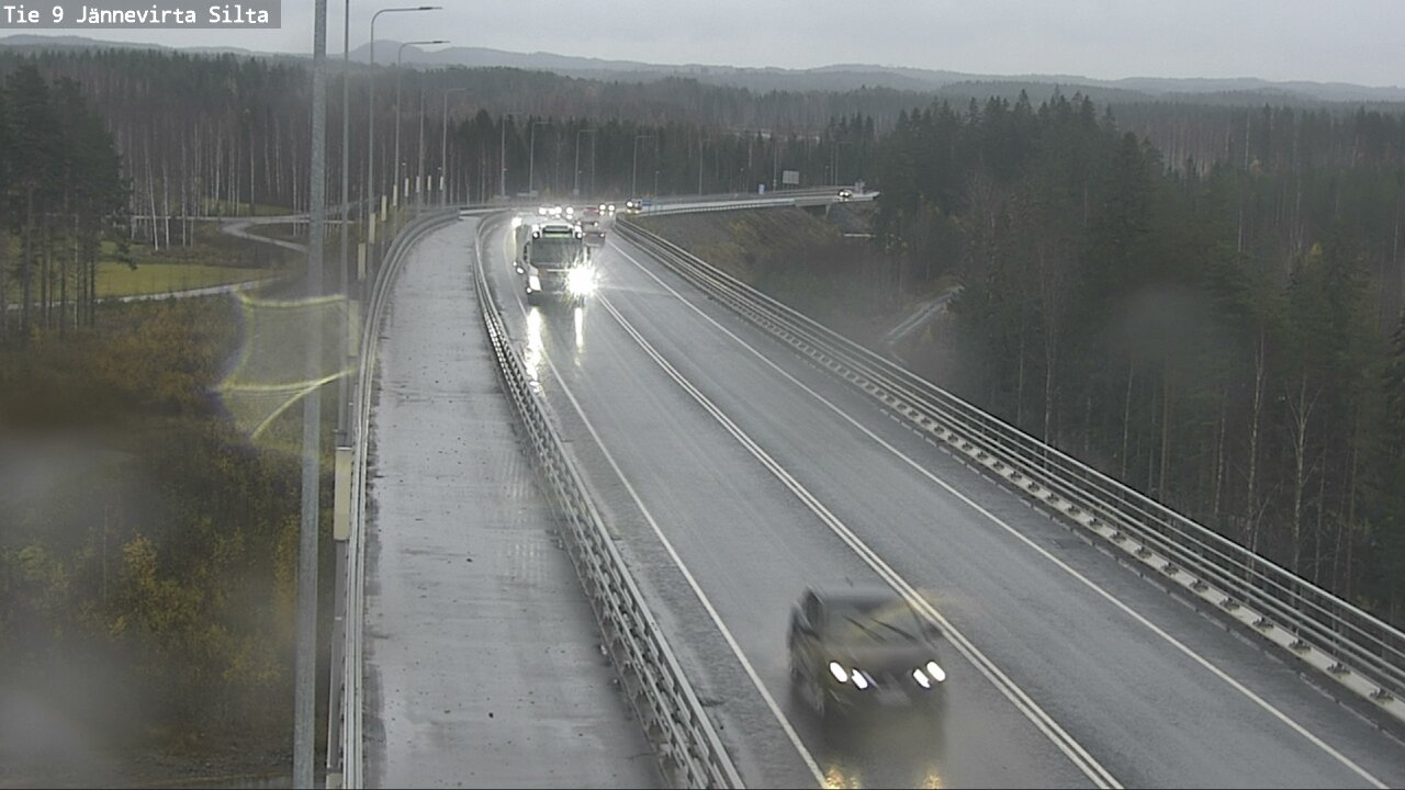 Weather Camera Image Väg 9 Kuopio, Jännevirran silta, Kuopio, Pohjois-Savo