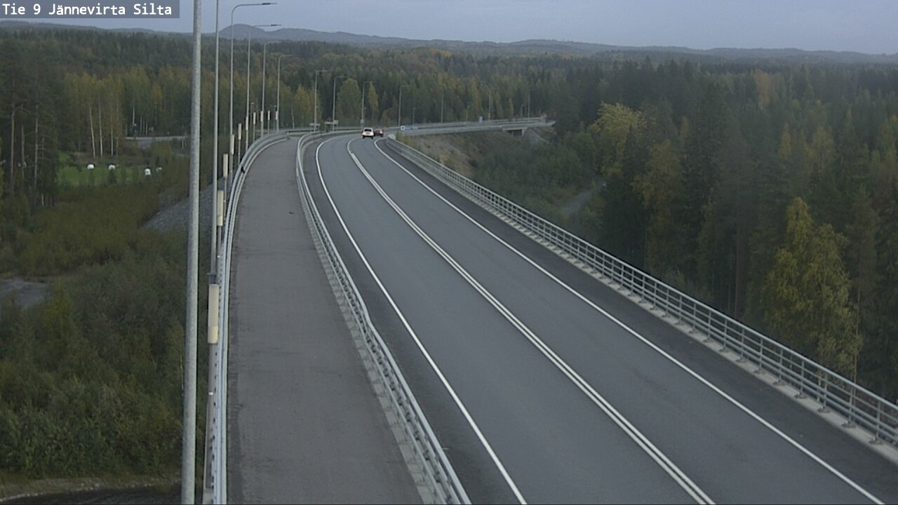 Weather Camera Image Road 9 Kuopio, Jännevirran silta, Kuopio, Pohjois-Savo