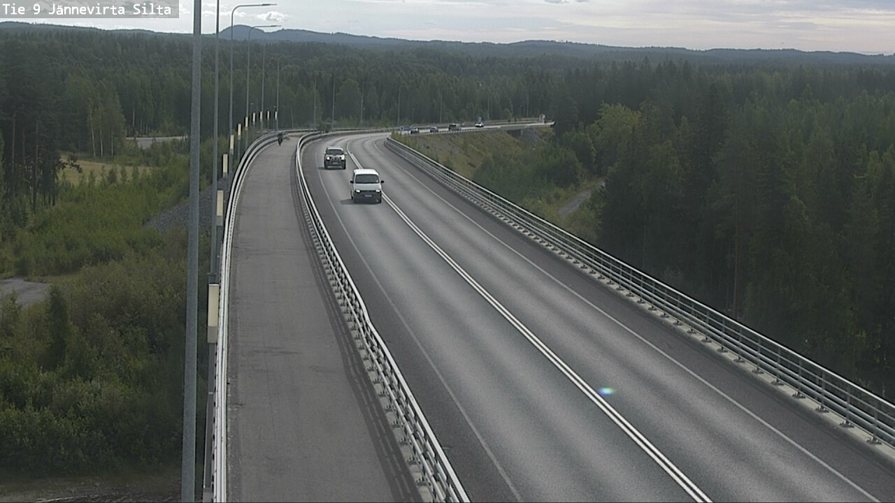 Weather Camera Image Road 9 Kuopio, Jännevirran silta, Kuopio, Pohjois-Savo