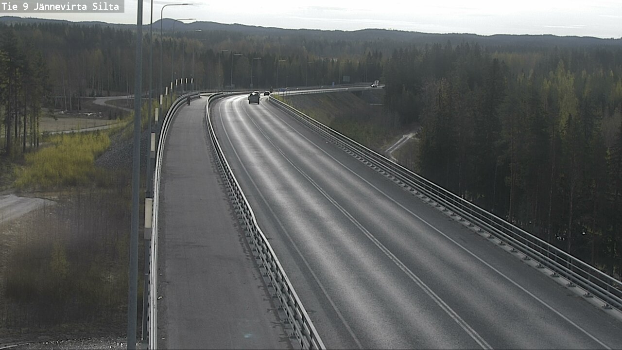 Weather Camera Image Road 9 Kuopio, Jännevirran silta, Kuopio, Pohjois-Savo