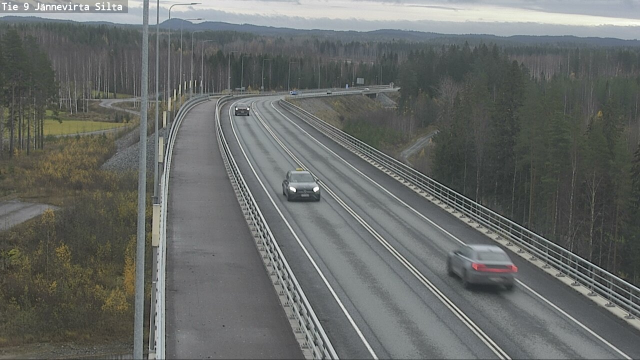 Weather Camera Image Väg 9 Kuopio, Jännevirran silta, Kuopio, Pohjois-Savo