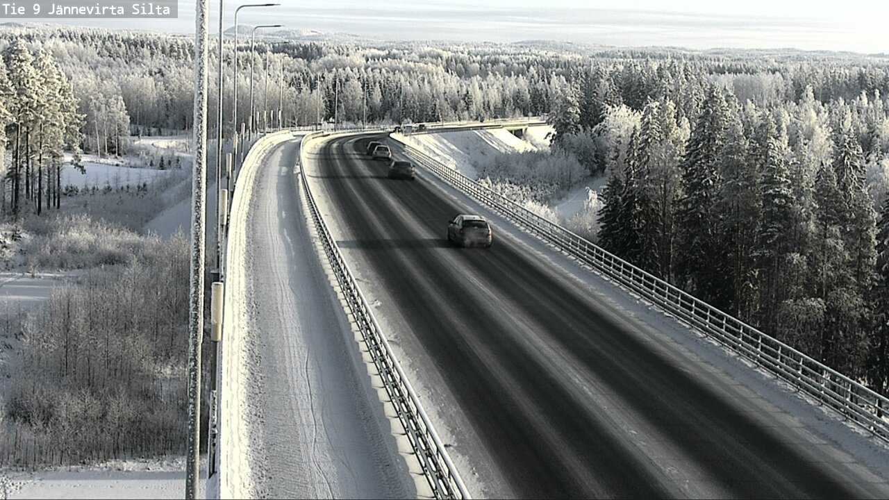 Weather Camera Image Väg 9 Kuopio, Jännevirran silta, Kuopio, Pohjois-Savo