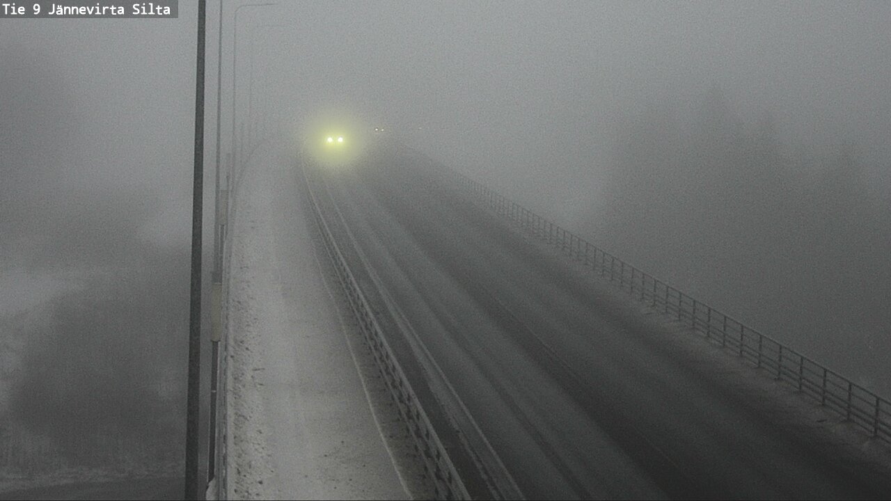Weather Camera Image Road 9 Kuopio, Jännevirran silta, Kuopio, Pohjois-Savo