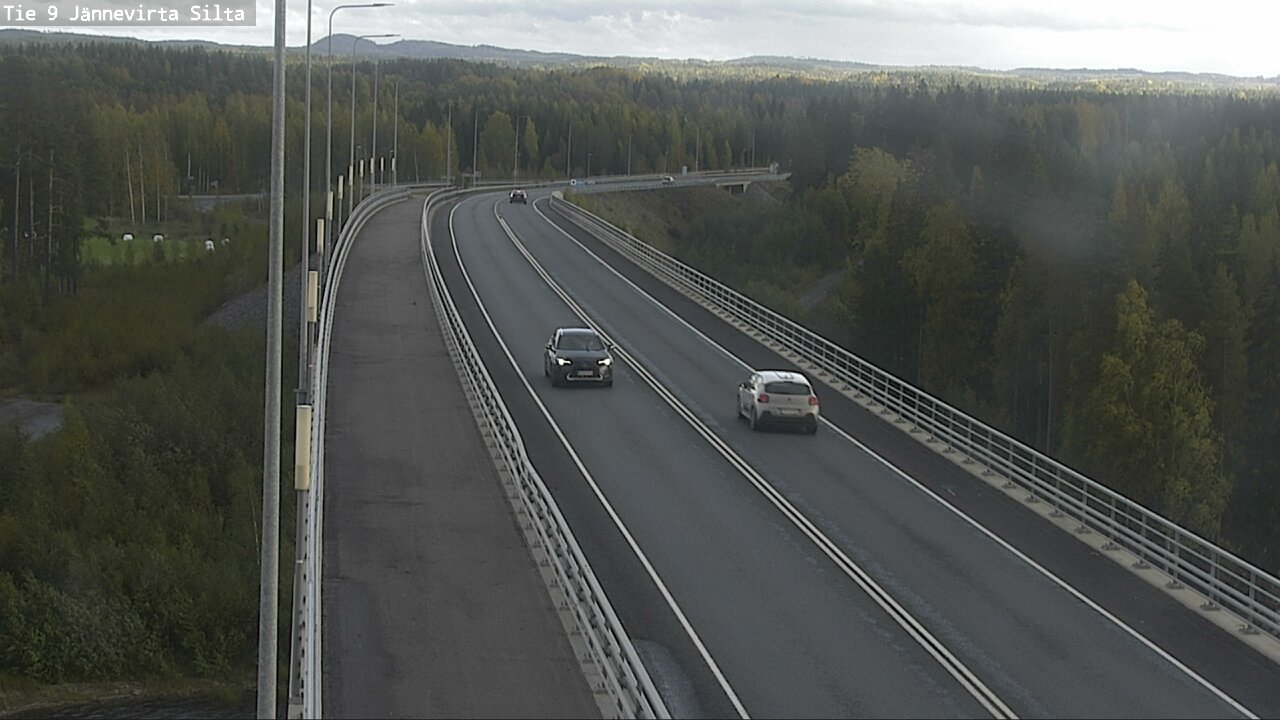 Weather Camera Image Road 9 Kuopio, Jännevirran silta, Kuopio, Pohjois-Savo