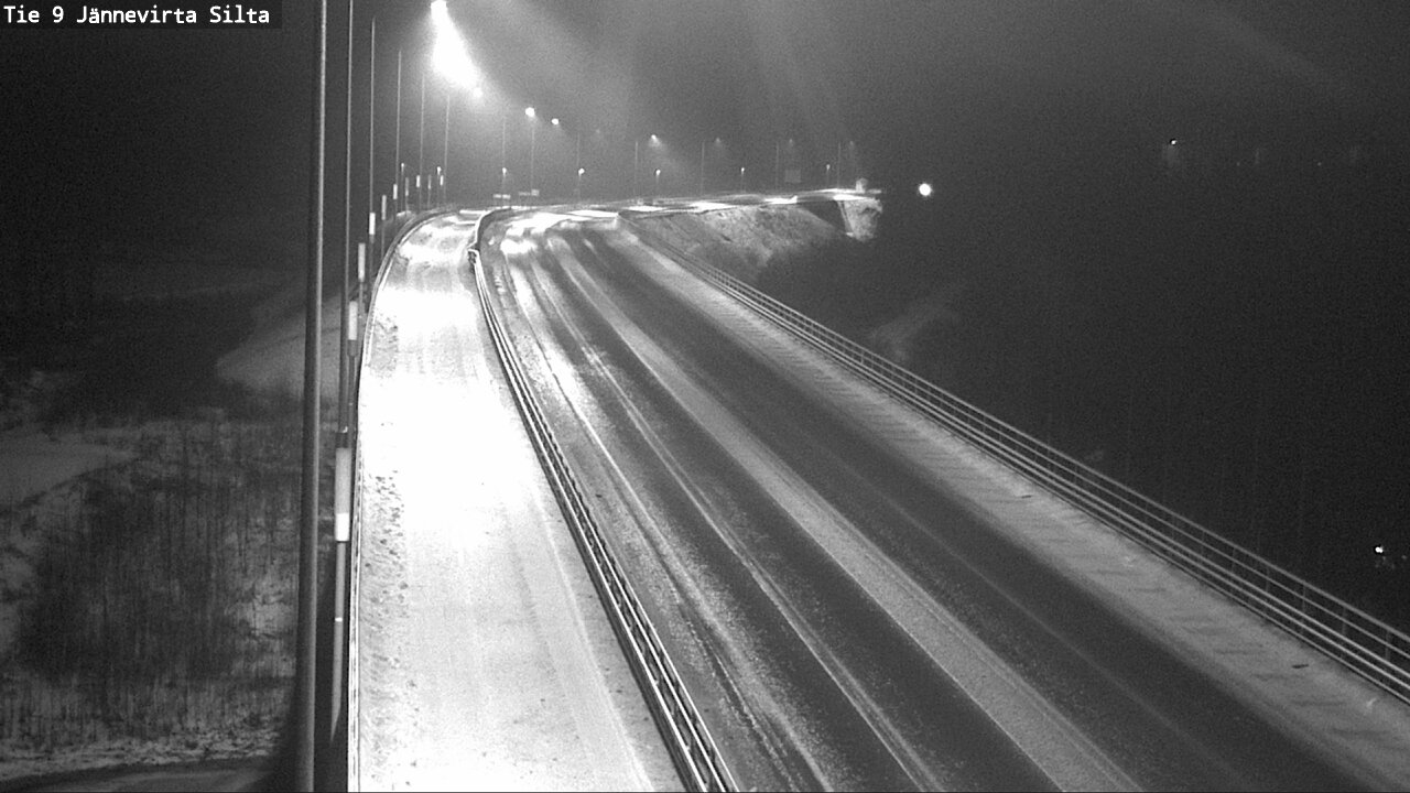 Weather Camera Image Road 9 Kuopio, Jännevirran silta, Kuopio, Pohjois-Savo