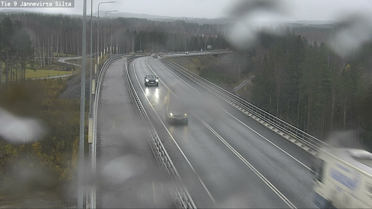 Weather Camera Image Väg 9 Kuopio, Jännevirran silta, Kuopio, Pohjois-Savo