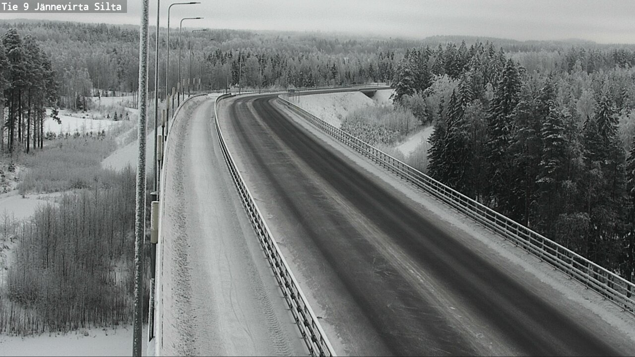 Weather Camera Image Väg 9 Kuopio, Jännevirran silta, Kuopio, Pohjois-Savo