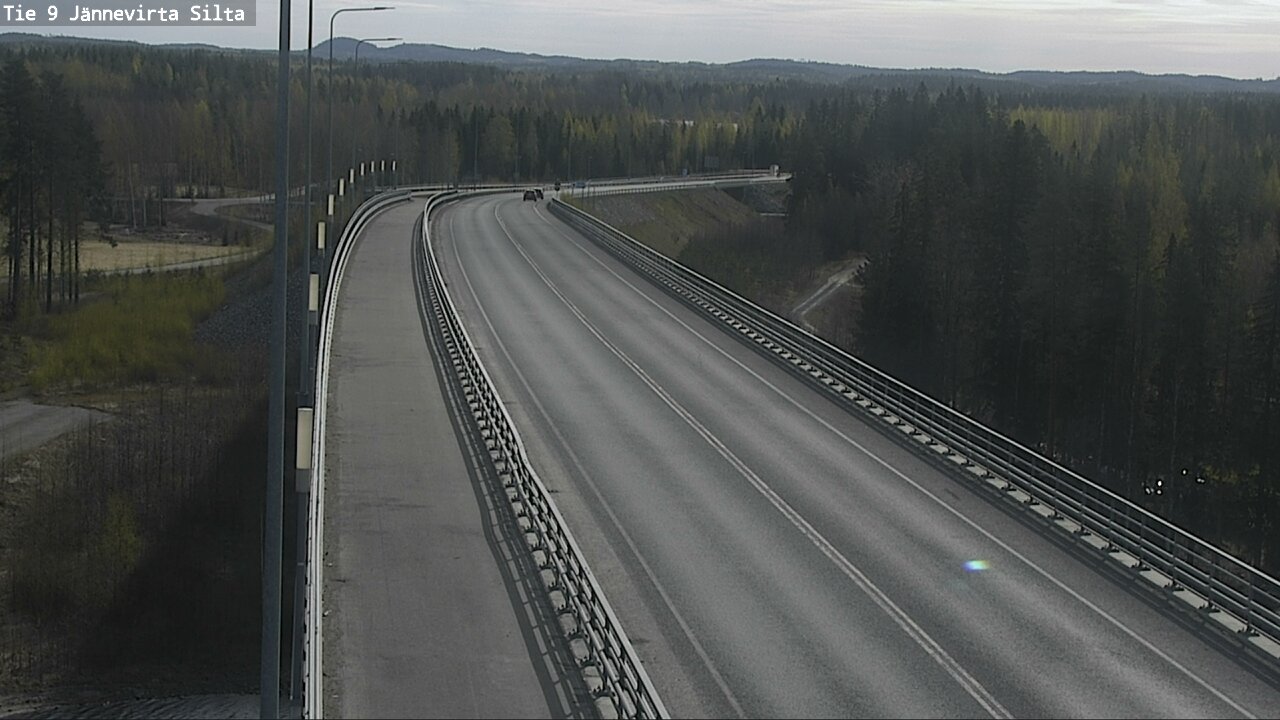 Weather Camera Image Road 9 Kuopio, Jännevirran silta, Kuopio, Pohjois-Savo