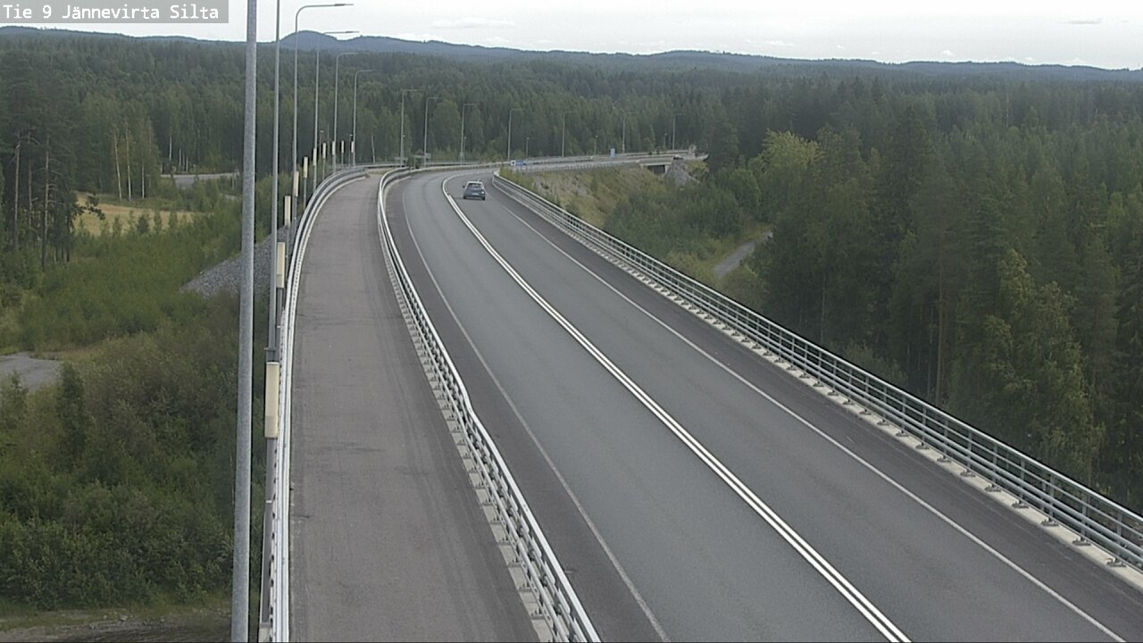 Weather Camera Image Road 9 Kuopio, Jännevirran silta, Kuopio, Pohjois-Savo