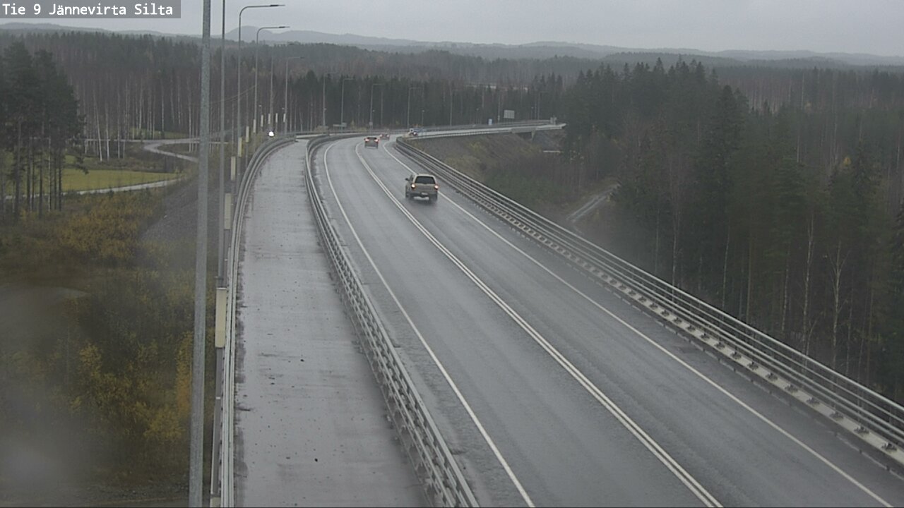 Weather Camera Image Väg 9 Kuopio, Jännevirran silta, Kuopio, Pohjois-Savo