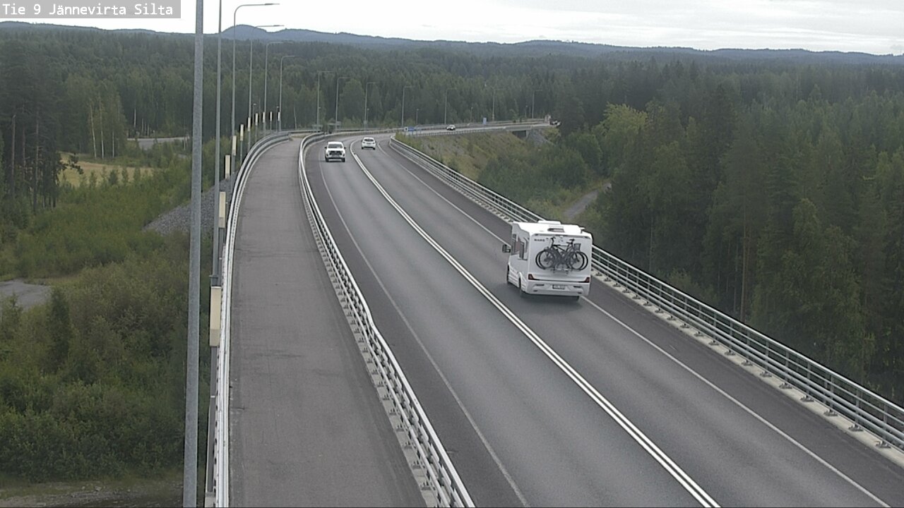 Weather Camera Image Road 9 Kuopio, Jännevirran silta, Kuopio, Pohjois-Savo