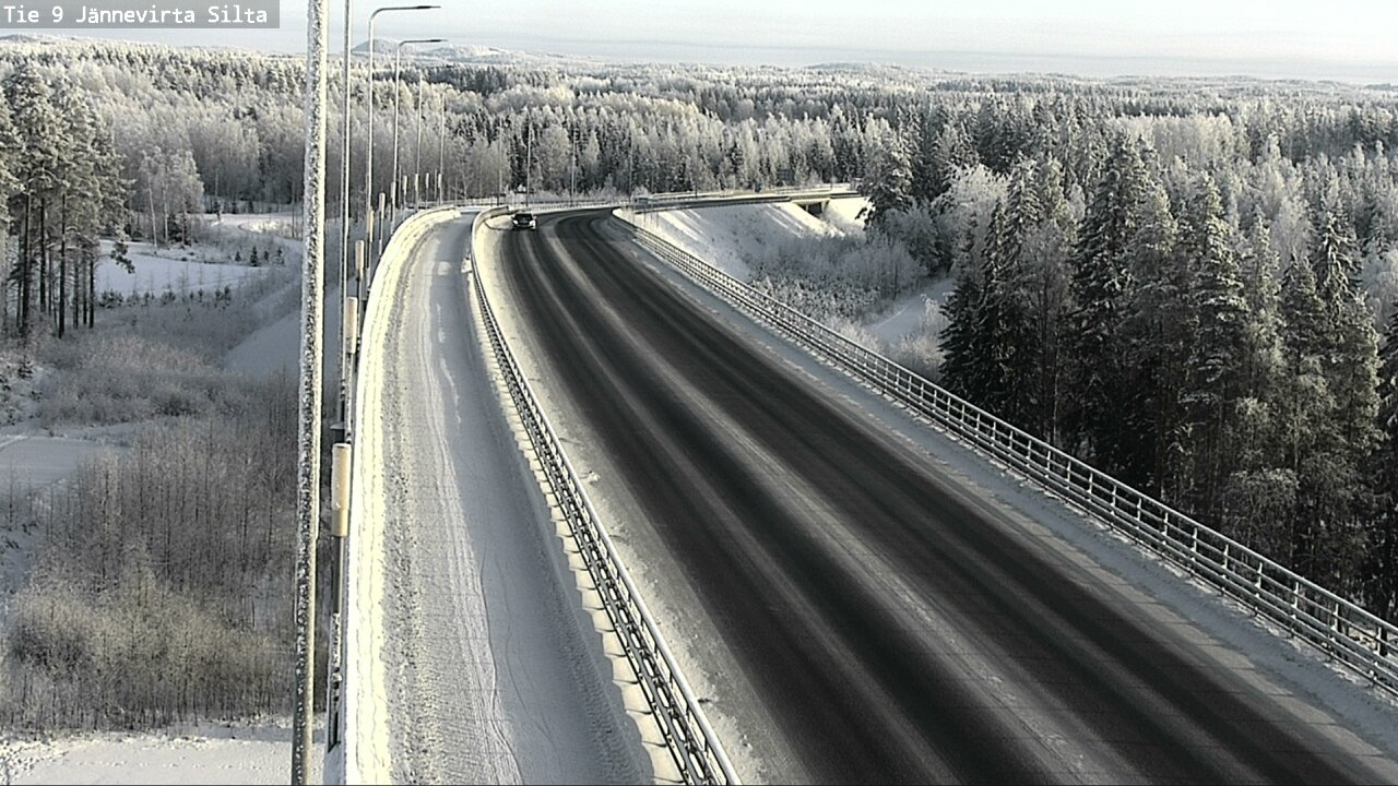 Weather Camera Image Väg 9 Kuopio, Jännevirran silta, Kuopio, Pohjois-Savo