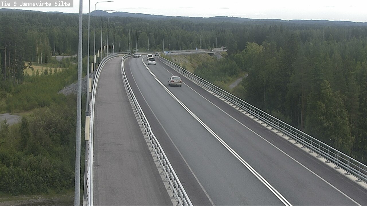 Weather Camera Image Road 9 Kuopio, Jännevirran silta, Kuopio, Pohjois-Savo