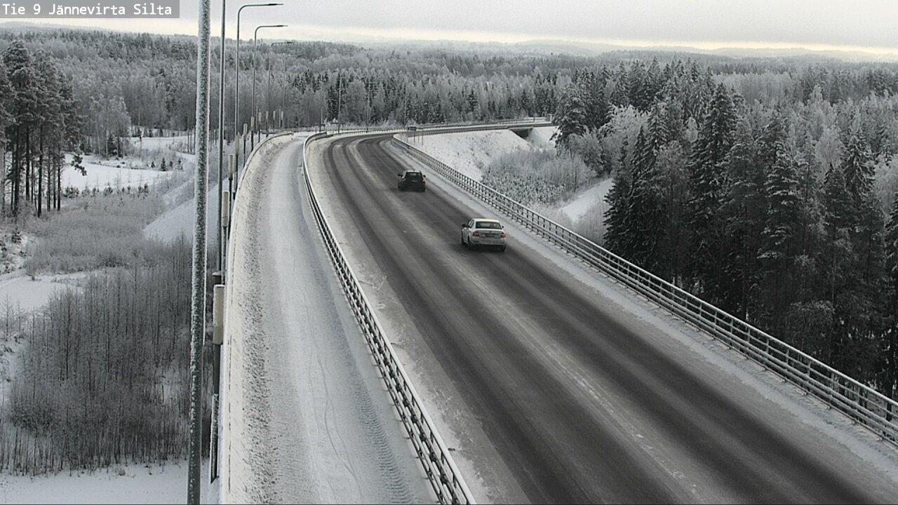Weather Camera Image Väg 9 Kuopio, Jännevirran silta, Kuopio, Pohjois-Savo