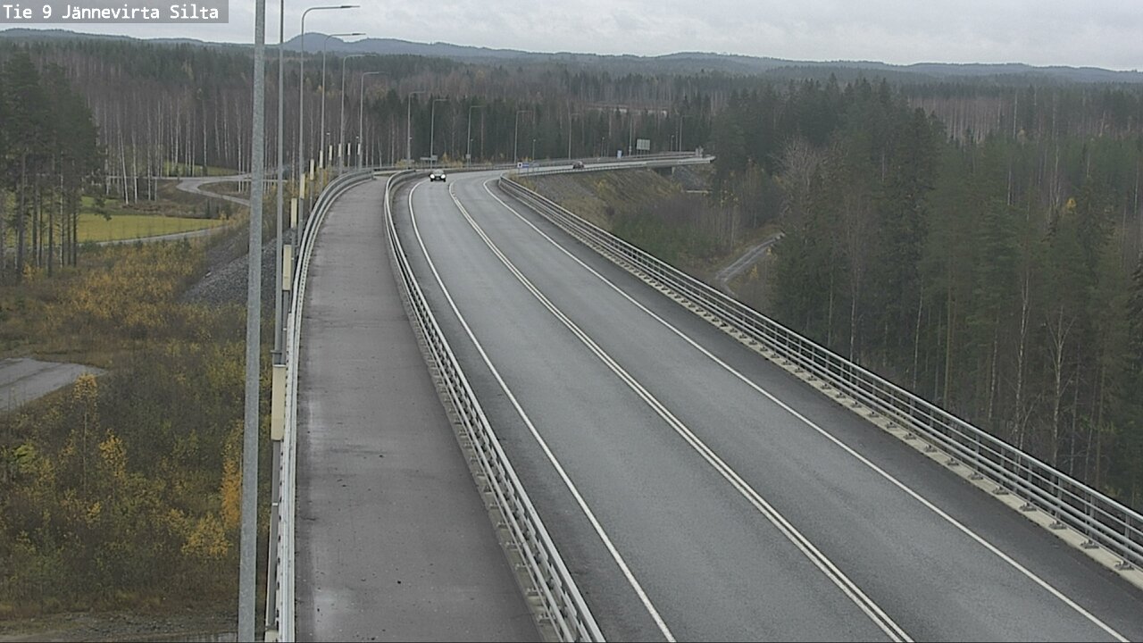 Weather Camera Image Väg 9 Kuopio, Jännevirran silta, Kuopio, Pohjois-Savo