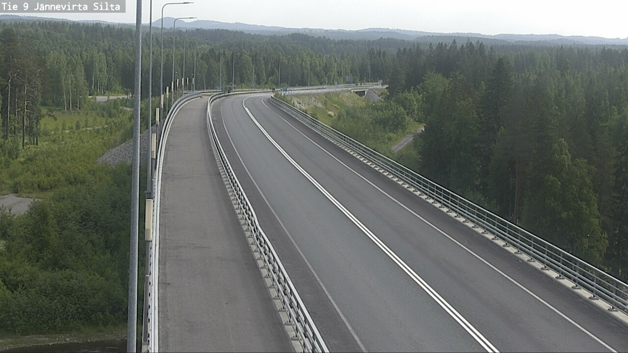 Kelikamerat Kuva Tie 9 Kuopio, Jännevirran silta, Kuopio, Pohjois-Savo