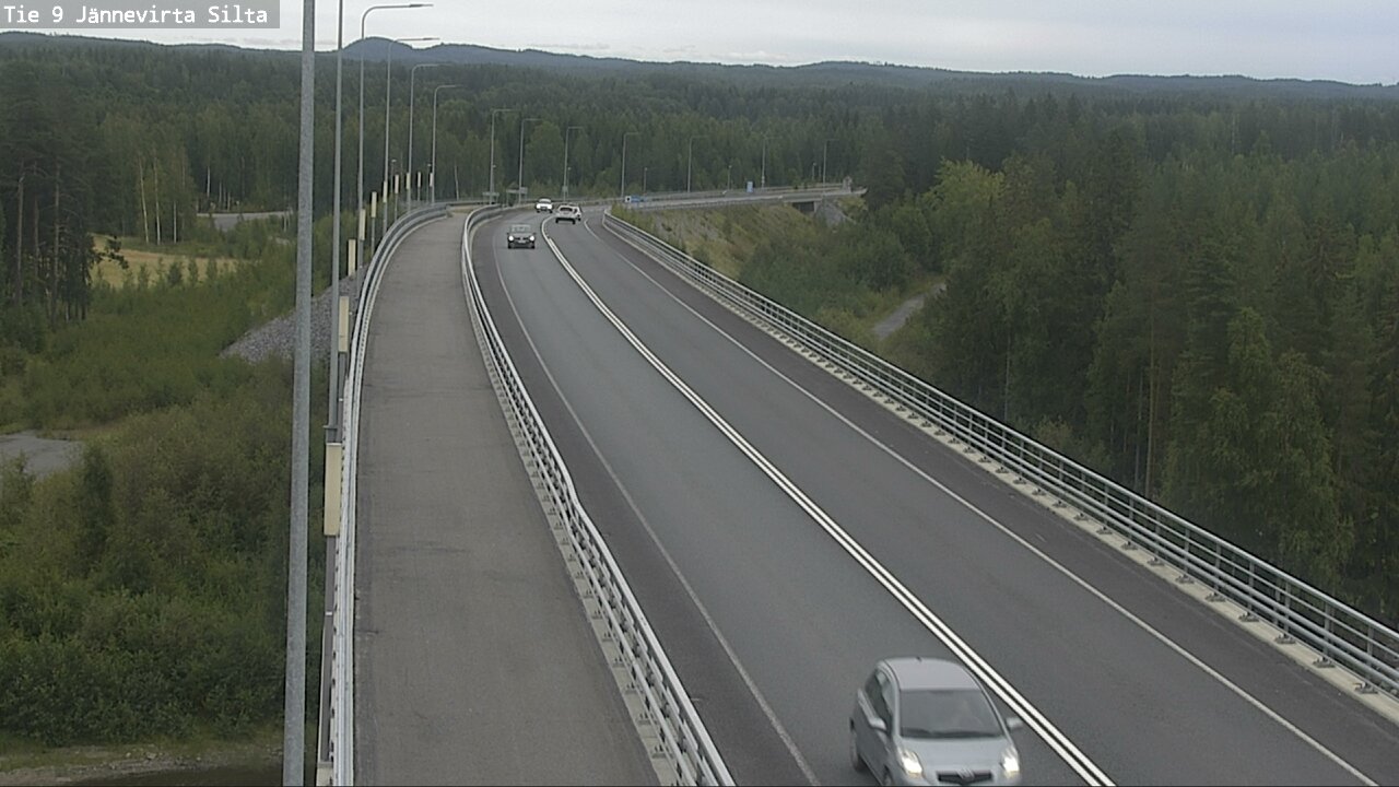 Weather Camera Image Road 9 Kuopio, Jännevirran silta, Kuopio, Pohjois-Savo